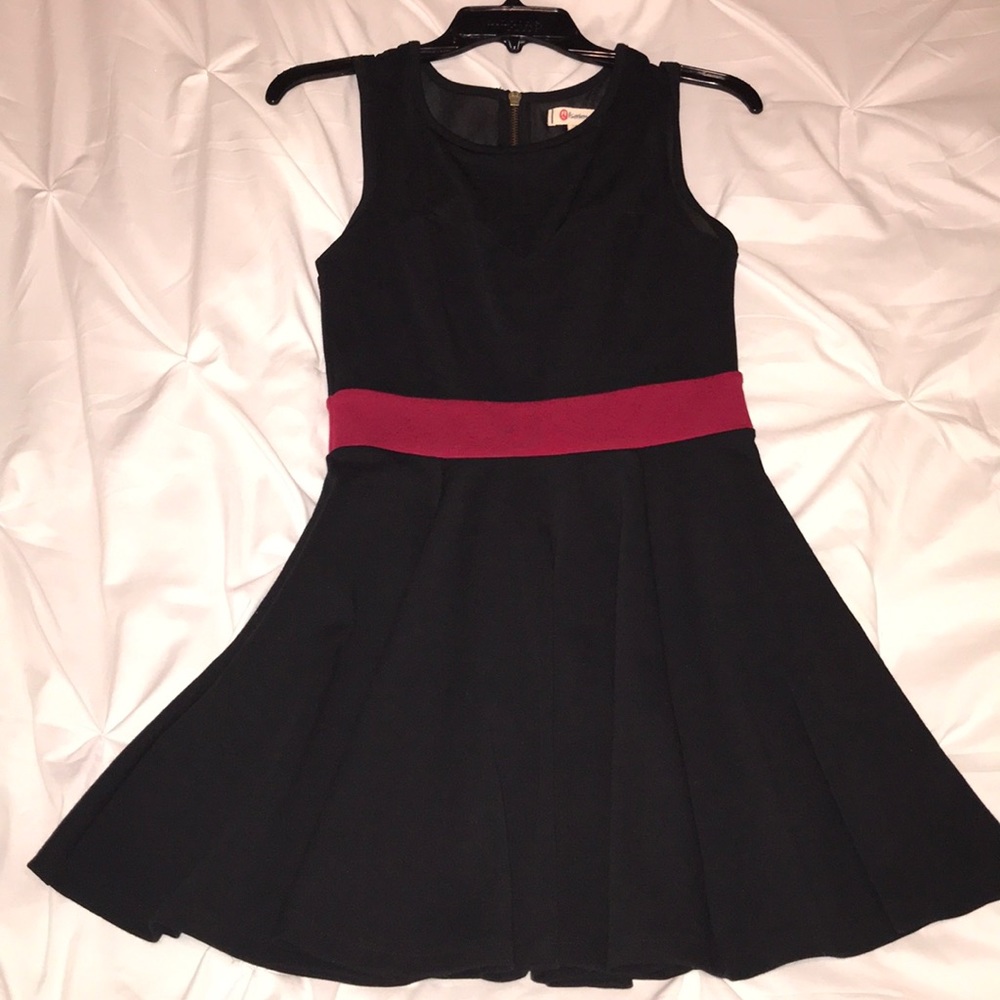 NWOT Black skater dress